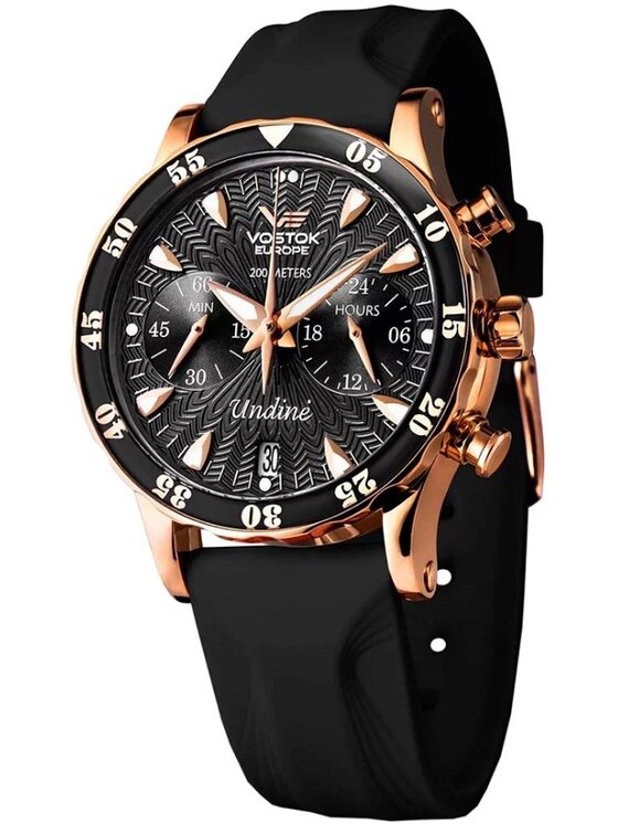 Vostok Europe Vostok Europe Zegarek VK64-515B568 Czarny