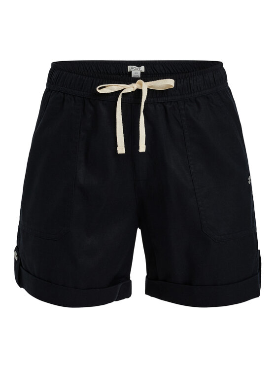 Roxy Roxy Szövet rövidnadrág Sweetest Day ERJNS03588 Fekete Regular Fit