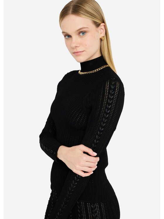 Liu Jo Liu Jo Cardigan CF5087MS46M22222 Nero Slim Fit