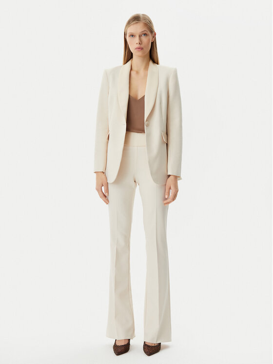 Rinascimento Rinascimento Pantaloni di tessuto CFC0123106003 Beige Regular Fit