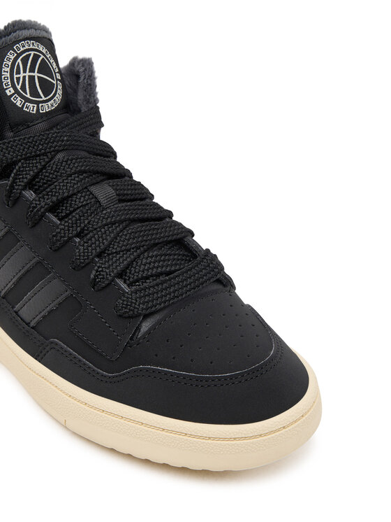 adidas adidas Αθλητικά Rapid Court Mid Winterized JR1027 Μαύρο