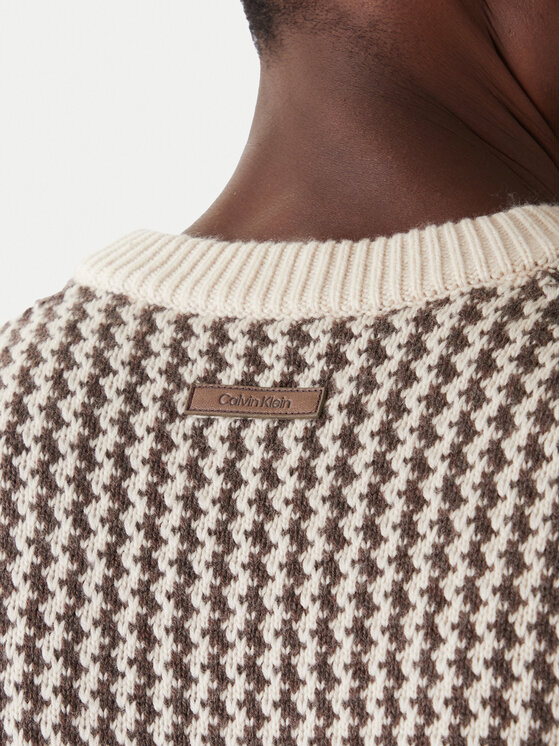 Calvin Klein Calvin Klein Pullover LV04LD306G Beige Regular Fit