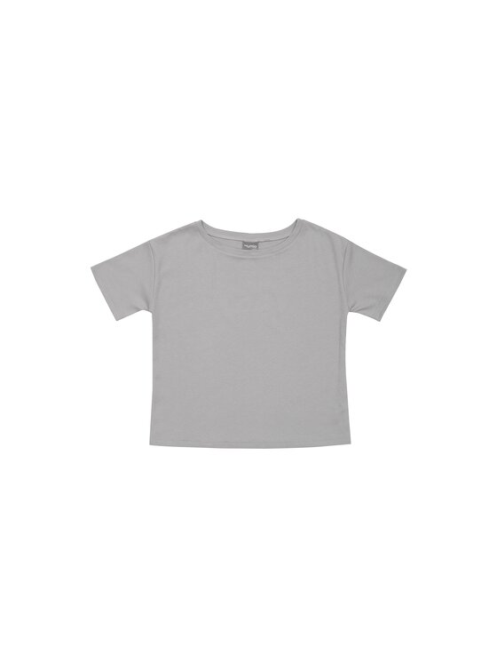Mumla Mumla T-Shirt T-shirt Bawełniany Szary Szary