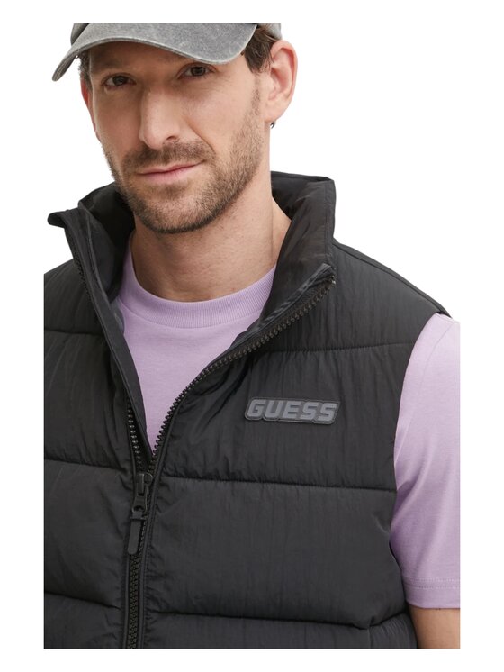 Guess Active Guess Active Kamizelka z5rl00wgtn0-jblk Czarny Regular Fit