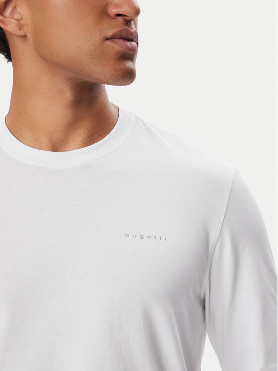 Bugatti Bugatti Longsleeve 8330-25044F Λευκό Regular Fit