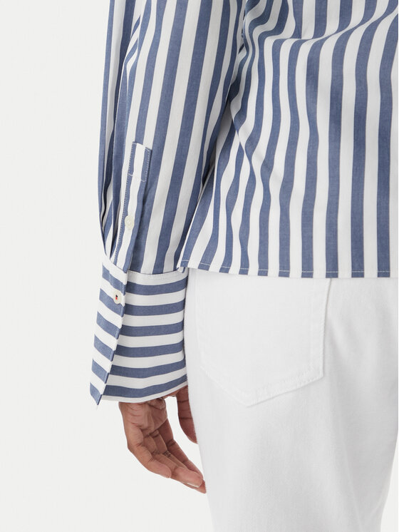 Tommy Hilfiger Tommy Hilfiger Cămașă WW0WW49650 Albastru Slim Fit