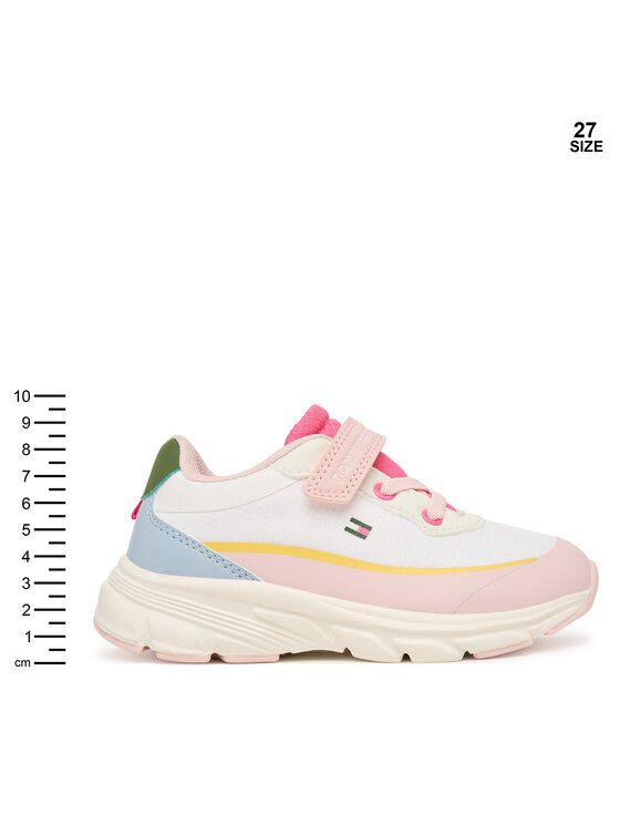 Tommy Hilfiger Tommy Hilfiger Sneakersy Low Cut Lace-Up/Velcro Sneaker T1A9-35107-1861 M Farebná