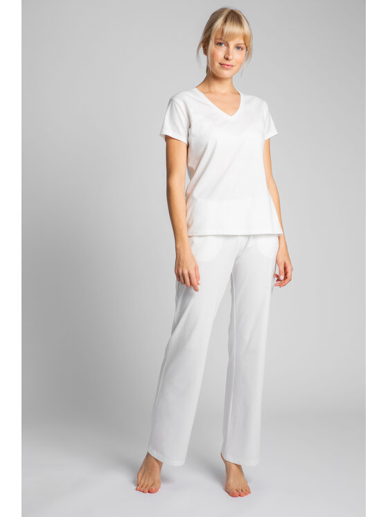 LaLupa LaLupa Piżama LA141 Écru Comfort Fit
