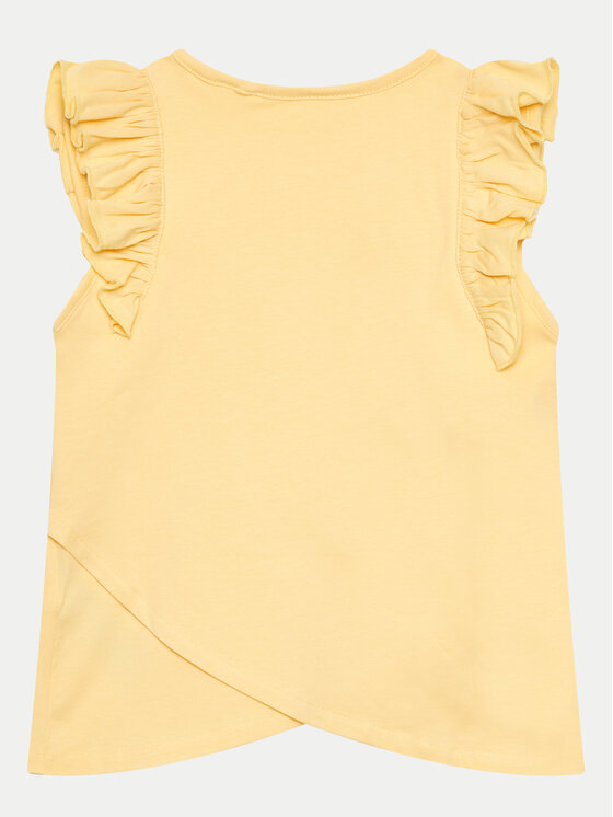 Guess Guess Σετ T-Shirt και σορτς K4GG03 K6YW3 Κίτρινο Regular Fit