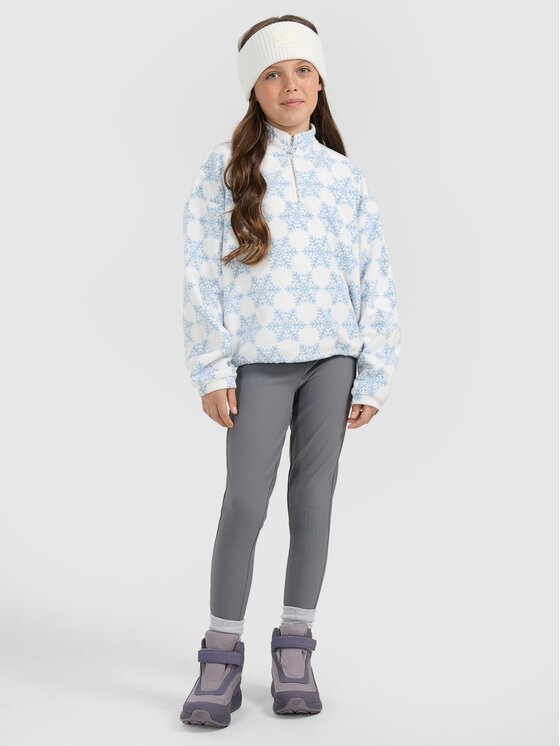 4F 4F Felpa di pile 4FJRAW25TFLEF440-90A Multicolore Oversize