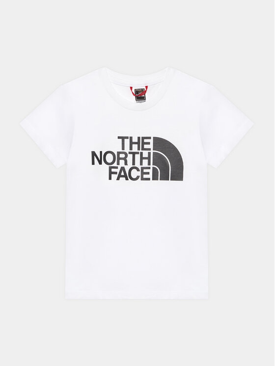 The North Face The North Face T-krekls Easy NF0A82GH Balts Regular Fit