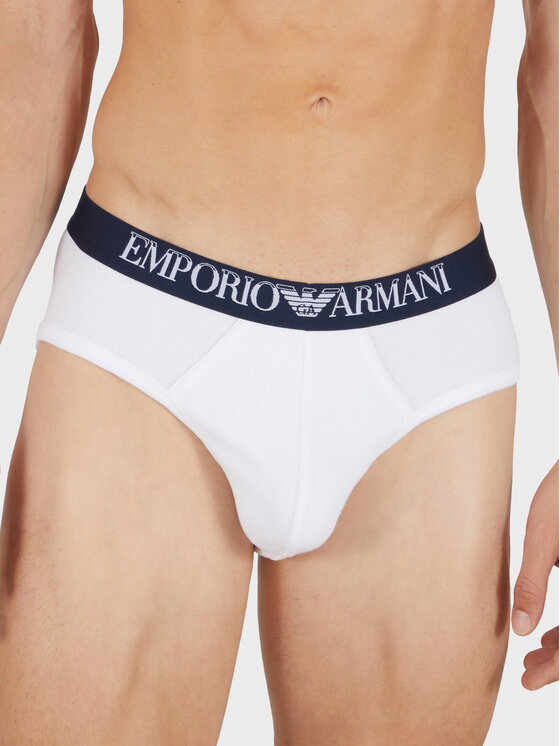 Emporio Armani Underwear Emporio Armani Underwear Sada 2 kusů slipů 1120794R502 Bílá