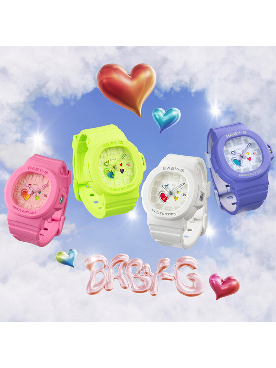 Casio Casio Zegarek BGA-10-7AER Biały
