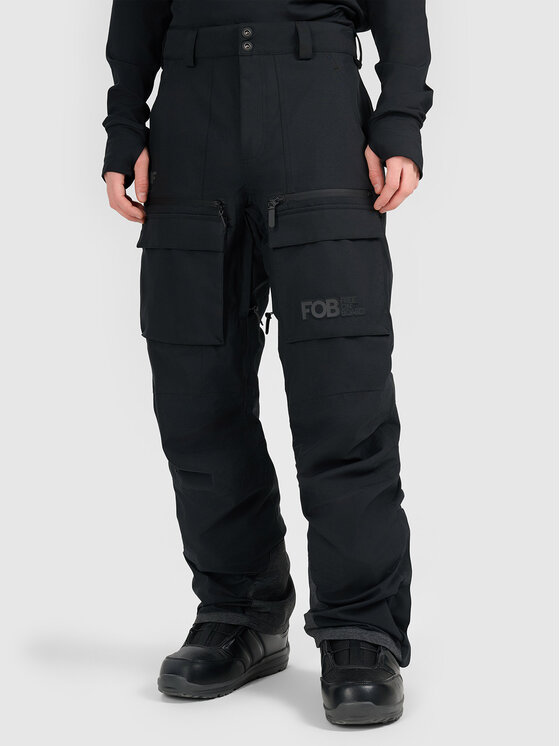 4F 4F Spodnie snowboardowe FOB Czarny Regular Fit