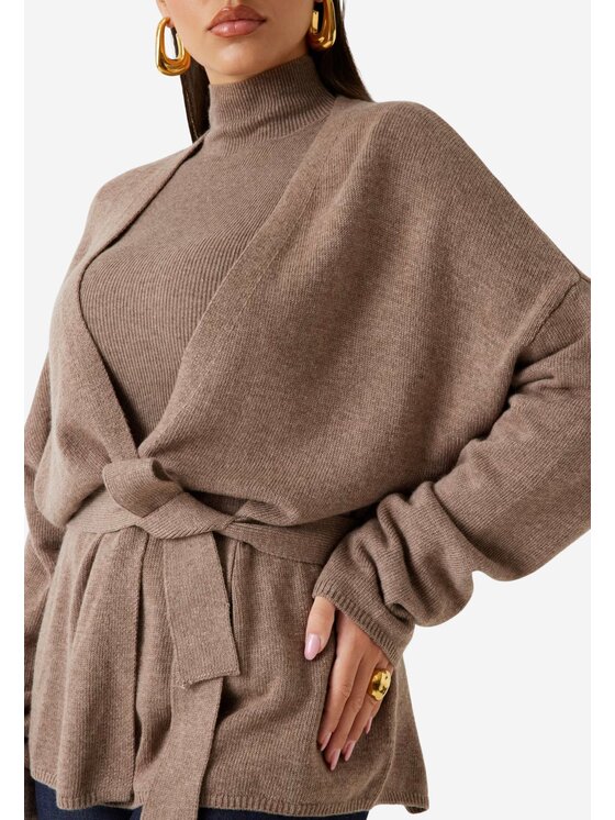 GUESS BY MARCIANO GUESS BY MARCIANO Cardigan Cardigan afrah kimono over Beige Regular Fit
