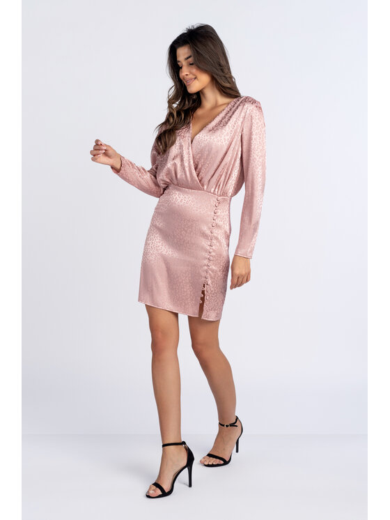 Salme Salme Elegantné šaty Drea Ružová Regular Fit