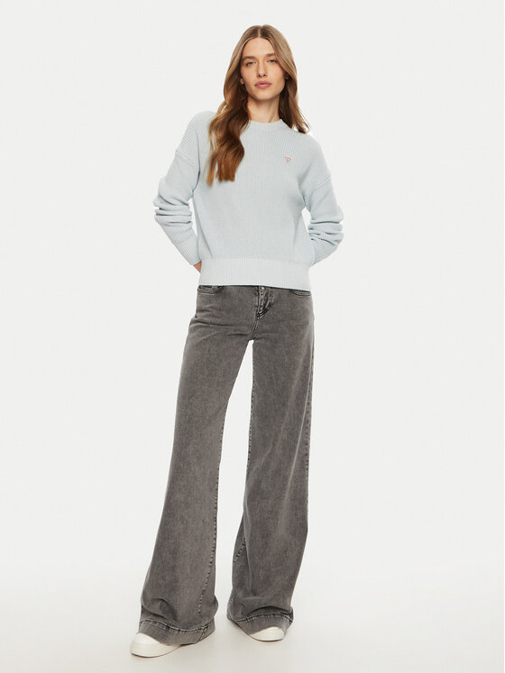 Guess Jeans Guess Jeans Pulover W4BR08 Z3HM1 Modra Regular Fit