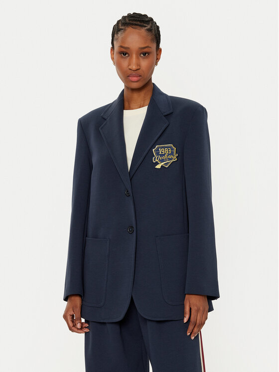 Weekend Max Mara Weekend Max Mara Giacca da abito Brama 2515911011 Blu scuro Regular Fit