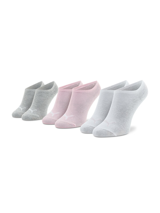 Puma Súprava 3 párov krátkych ponožiek unisex Invisible 907374 18 Farebná