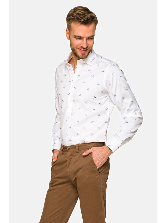 Lancerto Lancerto Koszula Luciana 2 KO073121000005 Kolorowy Slim Fit