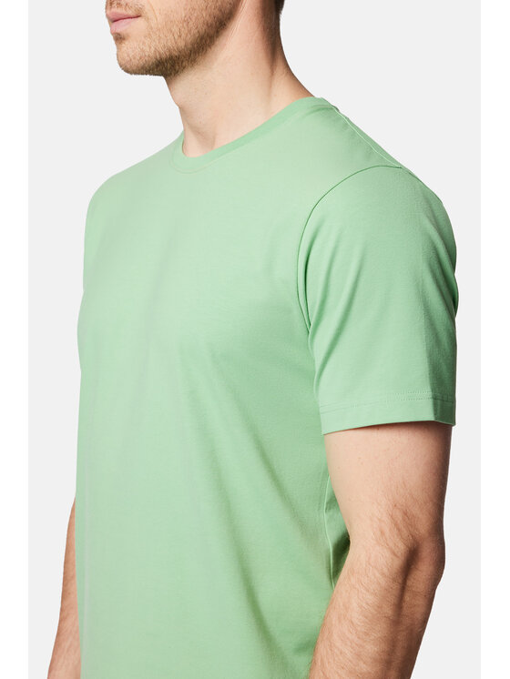 Lancerto Lancerto T-Shirt Jeffrey TS073124000007 Zielony Regular Fit