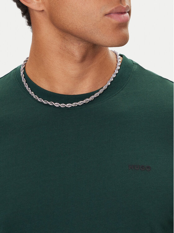 HUGO HUGO T-Shirt Dero222 50466158 Zielony Regular Fit