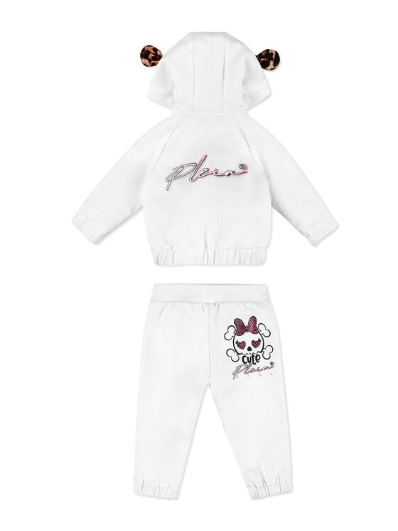 PHILIPP PLEIN PHILIPP PLEIN Sada top a nohavice 3817 Biela