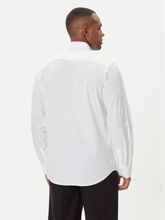 KARL LAGERFELD KARL LAGERFELD Koszula 605911 554671 Biały Slim Fit