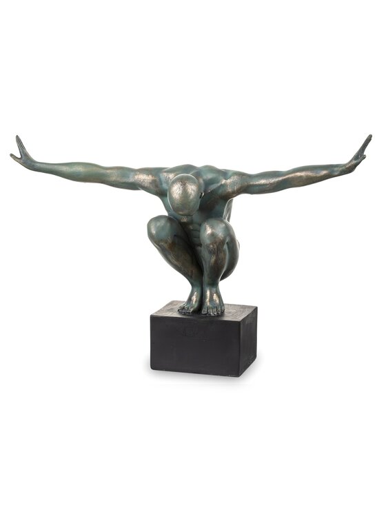 MIAhome MIAhome Figurka mężczyzny 31x49x15 cm UOMO Kolorowy