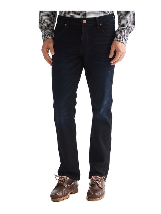 Wrangler Wrangler Jeansy 112388184 Granatowy Regular Fit