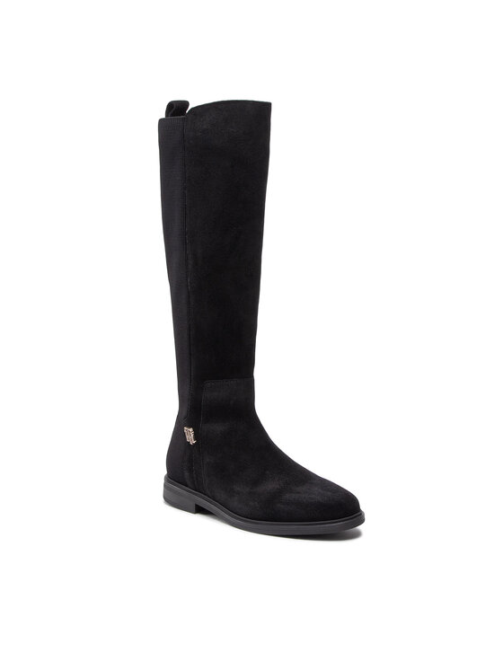 Cizme Tommy Hilfiger Th Essentials Longboot FW0FW07050 Negru