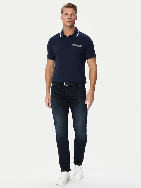 MICHAEL Michael Kors MICHAEL Michael Kors Polo särk CF6536S19P Tumesinine Regular Fit