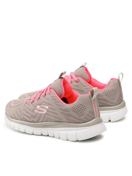 Skechers Skechers Sneakersy Get Connected 12615/GYCL Šedá