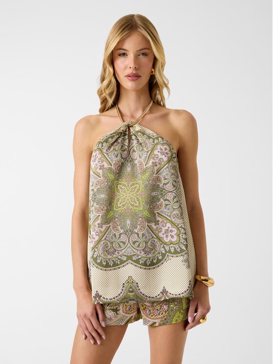 Guess Guess Top 183524 Zelená Classic Fit