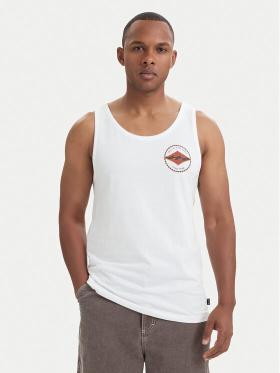 Billabong Billabong Tank top Rotor Diamond EBYZT00303 Bílá Regular Fit
