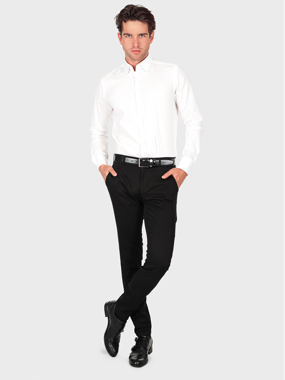 Evenemen Evenemen Koszula James White Biały Slim Fit