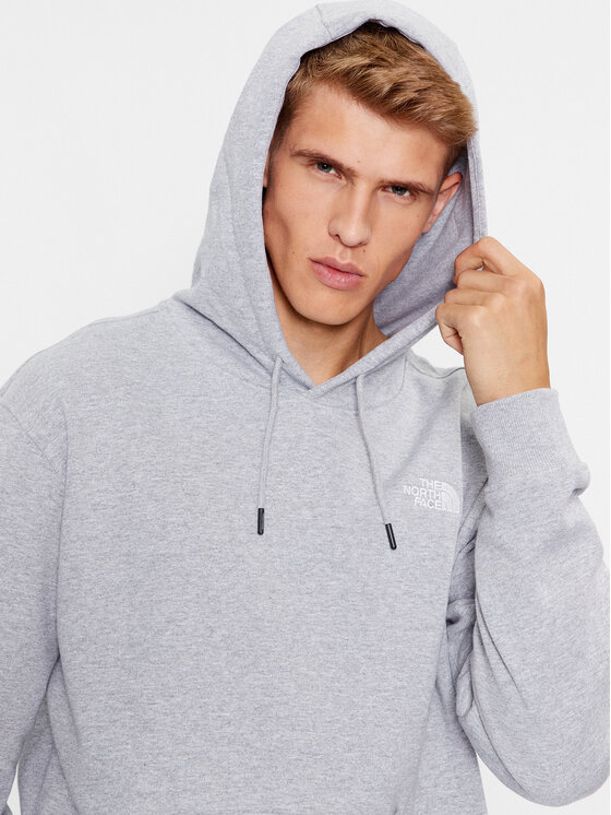 Felpa grigia north face sale