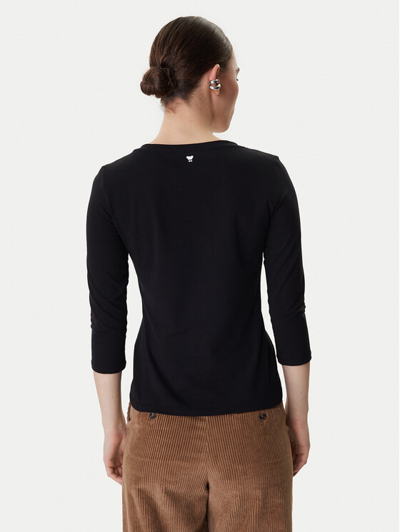 Weekend Max Mara Weekend Max Mara Blūze Multia 2615971011 Melns Regular Fit