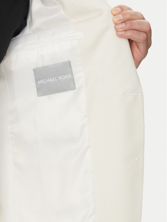 Michael Kors Michael Kors Sacou MK0SB01067 Écru Regular Fit