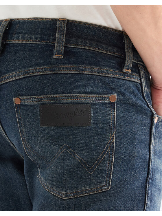 Wrangler Wrangler Jeansy LARSTON Niebieski Slim Fit