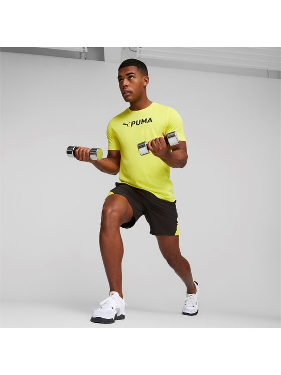 Puma Puma Koszulka techniczna Fit Ultrabreathe Żółty Regular Fit