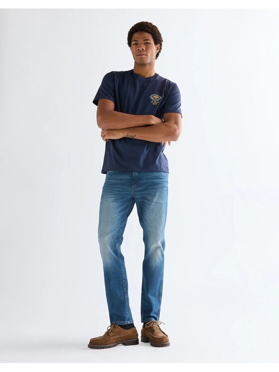 Wrangler Wrangler Jeansy LARSTON Niebieski Slim Fit