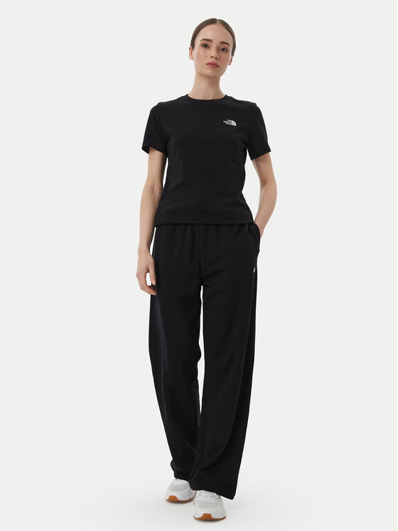 The North Face The North Face T-Shirt Evolution Simple Dome Slm NF0A8FX7 Černá Regular Fit