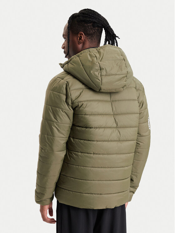 adidas adidas Куртка outdoor Terrex Multi Essentials Climawarm Insulated Hooded Jacket KX4223 Хакі Regular Fit