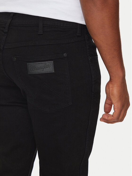 Wrangler Wrangler Дънки Greensboro 112357393 Черен Straight Fit