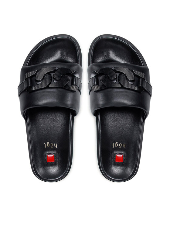 HÖGL HÖGL Klapki 3-100810 Czarny