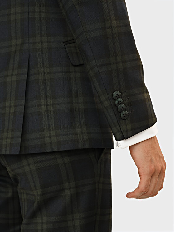 Evenemen Evenemen Marynarka ROBIN Granatowy Slim Fit