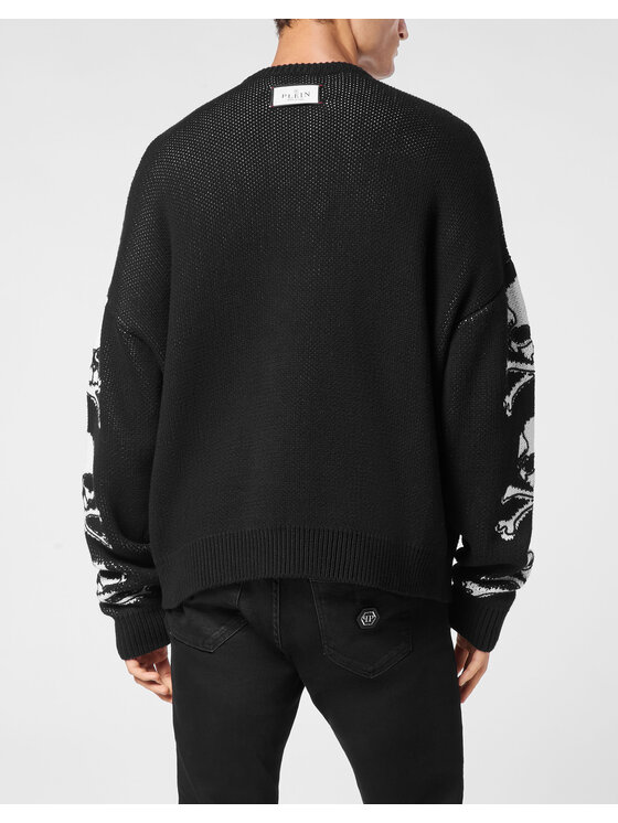 PHILIPP PLEIN PHILIPP PLEIN S dlhými rukávmi 11483 Čierna Regular Fit