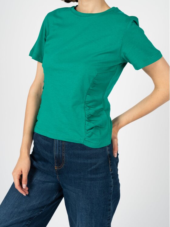 Silvian Heach Silvian Heach T-Shirt CVP23123TS Πράσινο Slim Fit