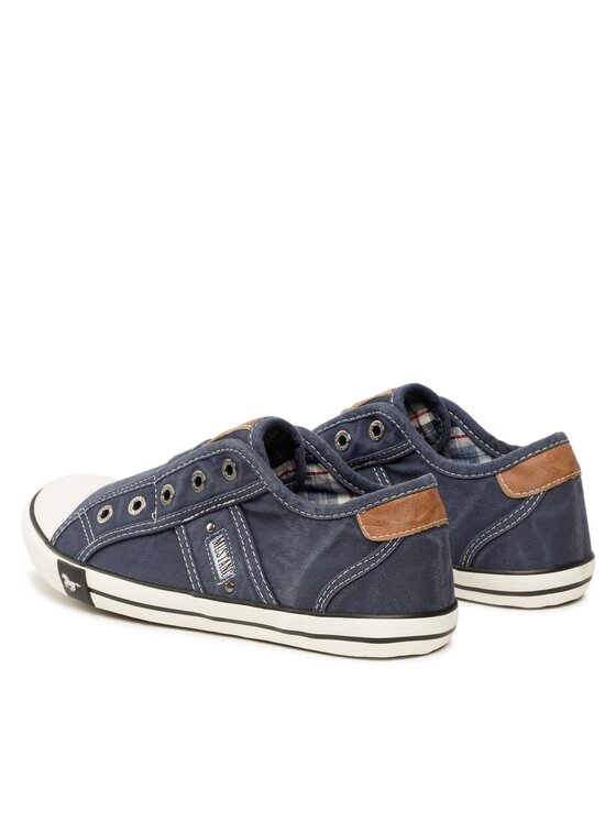 Mustang Mustang Sneakers aus Stoff 1099-409-800 Dunkelblau